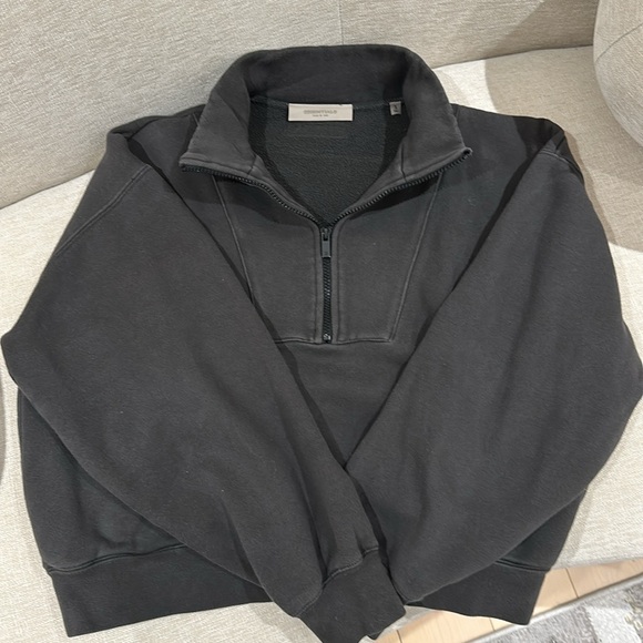 Essentials Fear of GD Black Half-Zip women’s Sweater - Picture 2 of 4